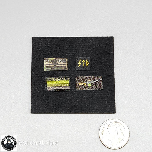 1:6 scale Easy & Simple Russian Special Operations Forces (SSO) Patches for 12" Figures