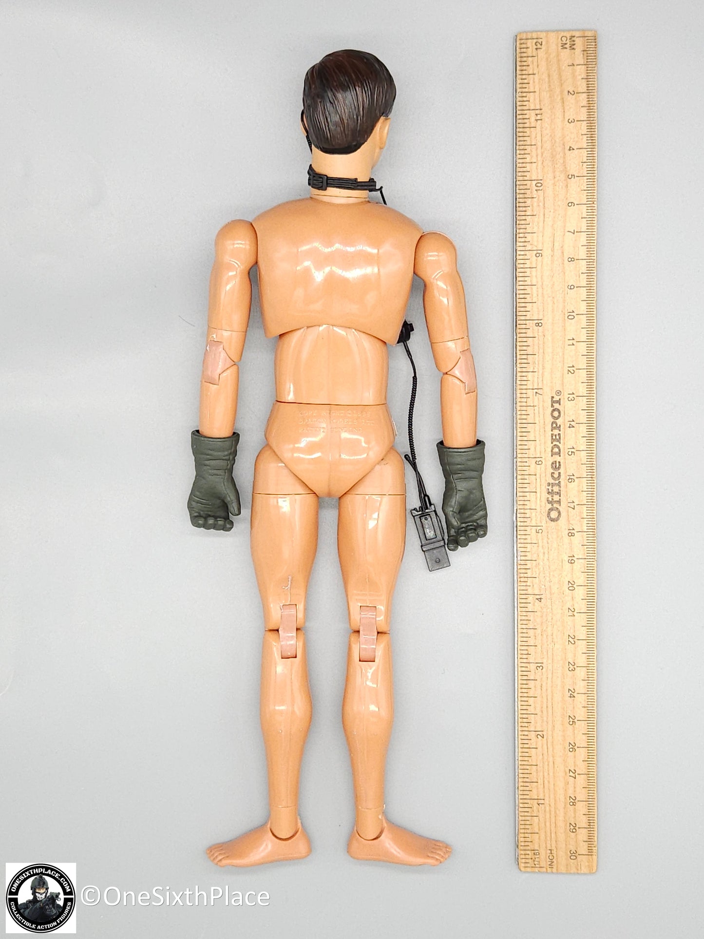 1:6 scale Dragon SDU Michael Asian Male Nude Body w/ Gloves 12" Figure