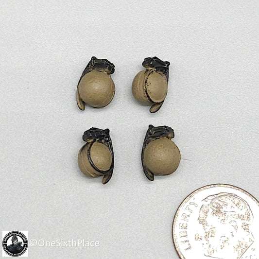 1:6 scale Ultimate Soldier Vietnam SEAL V40 Mini Frag Grenades (x4) for 12" Figs