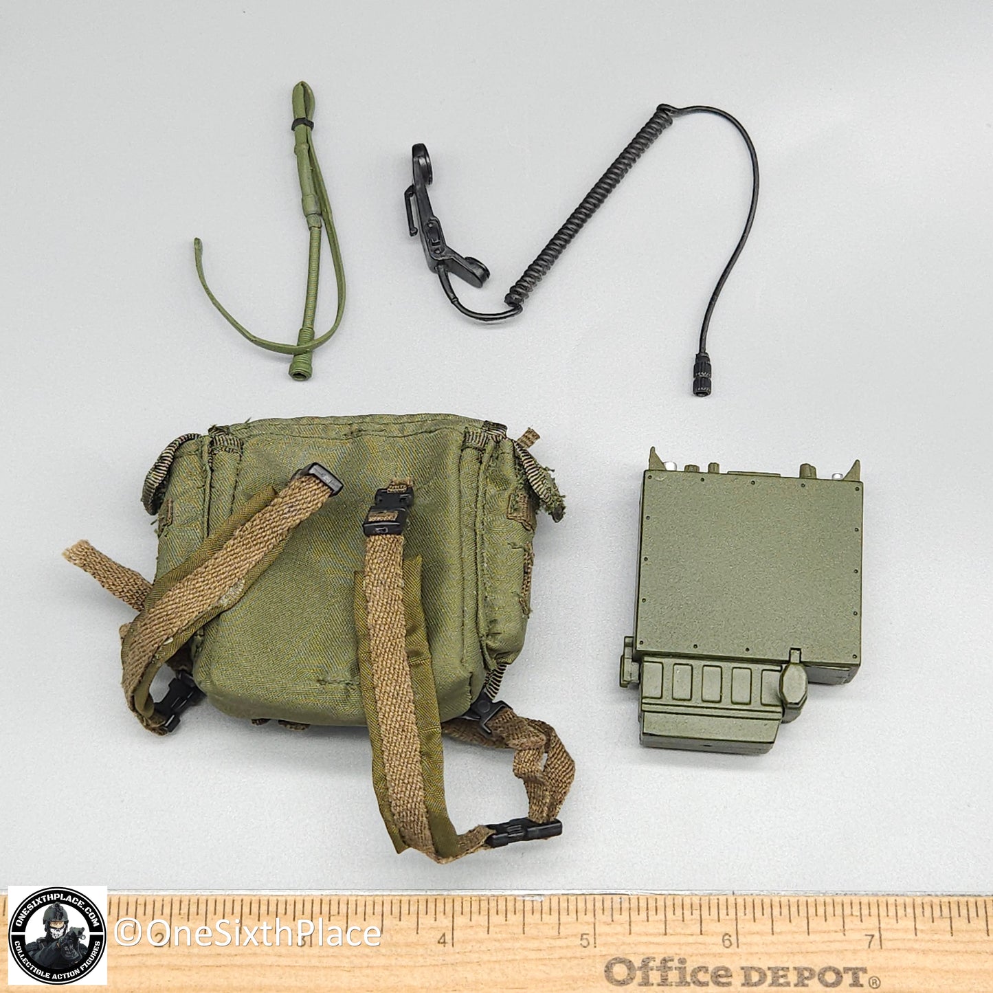 1:6 Custom Ranger Captain Steele AN/PRC-77 Radio w/ Backpack for 12" Figures