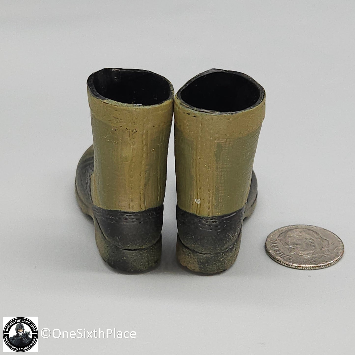 1:6 scale SOTW Vietnam US Jungle Boots (Foot Type) for 12" Figures
