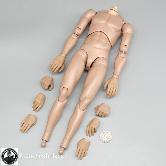 1:6 scale Shinning Toys US Navy F14 Aviator Male Nude Body for 12" Figures