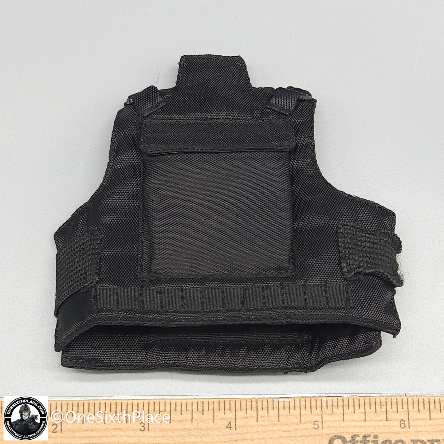 1:6 scale Toy Soldier Delta Force Black PT Body Armor USED READ for 12" Figures