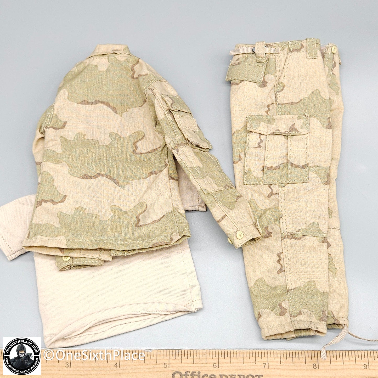 1:6 scale ACE 3-Color Danner Camo BDU Uniform for 12" Figures