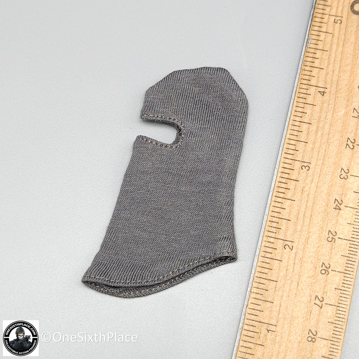 1:6 scale Easy & Simple Paramilitary Forces Operator Gray Balaclava for 12" Figures