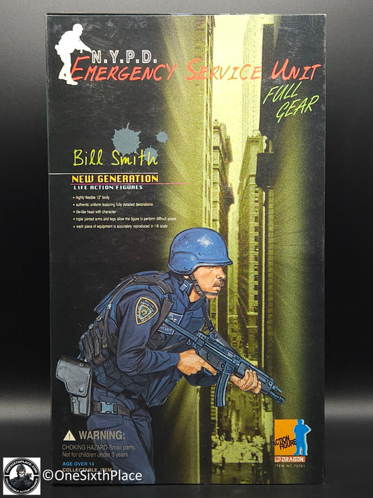 1:6 Dragon NYPD Emergency Services Unit ESU Bill Smith 12" Figure