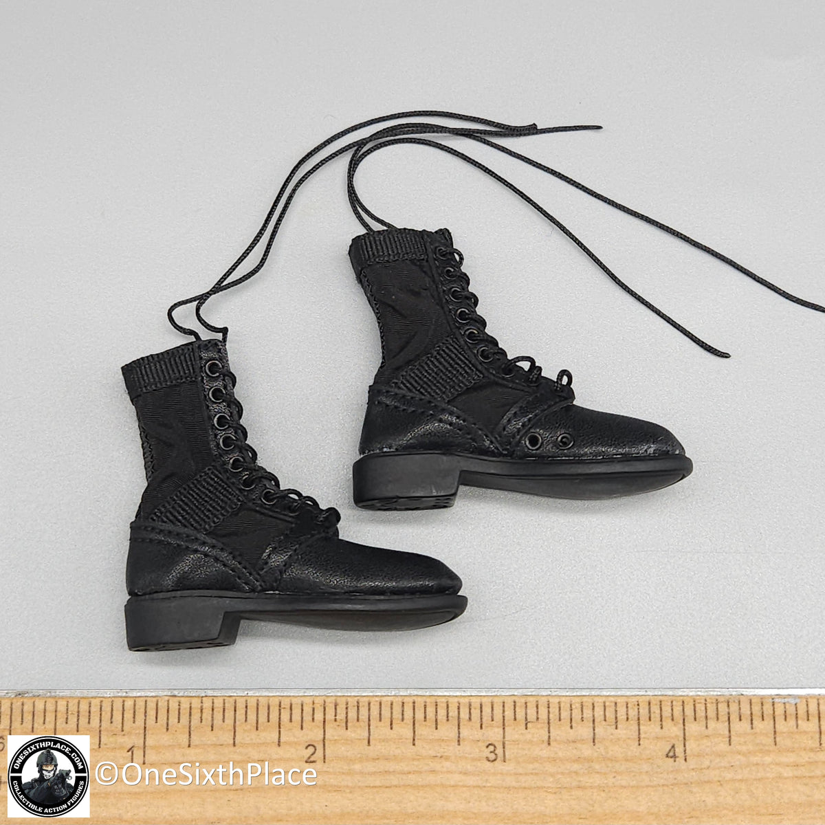 1:6 scale Shinning Toys US Navy F18 Aviator Combat Boots for 12" Figures