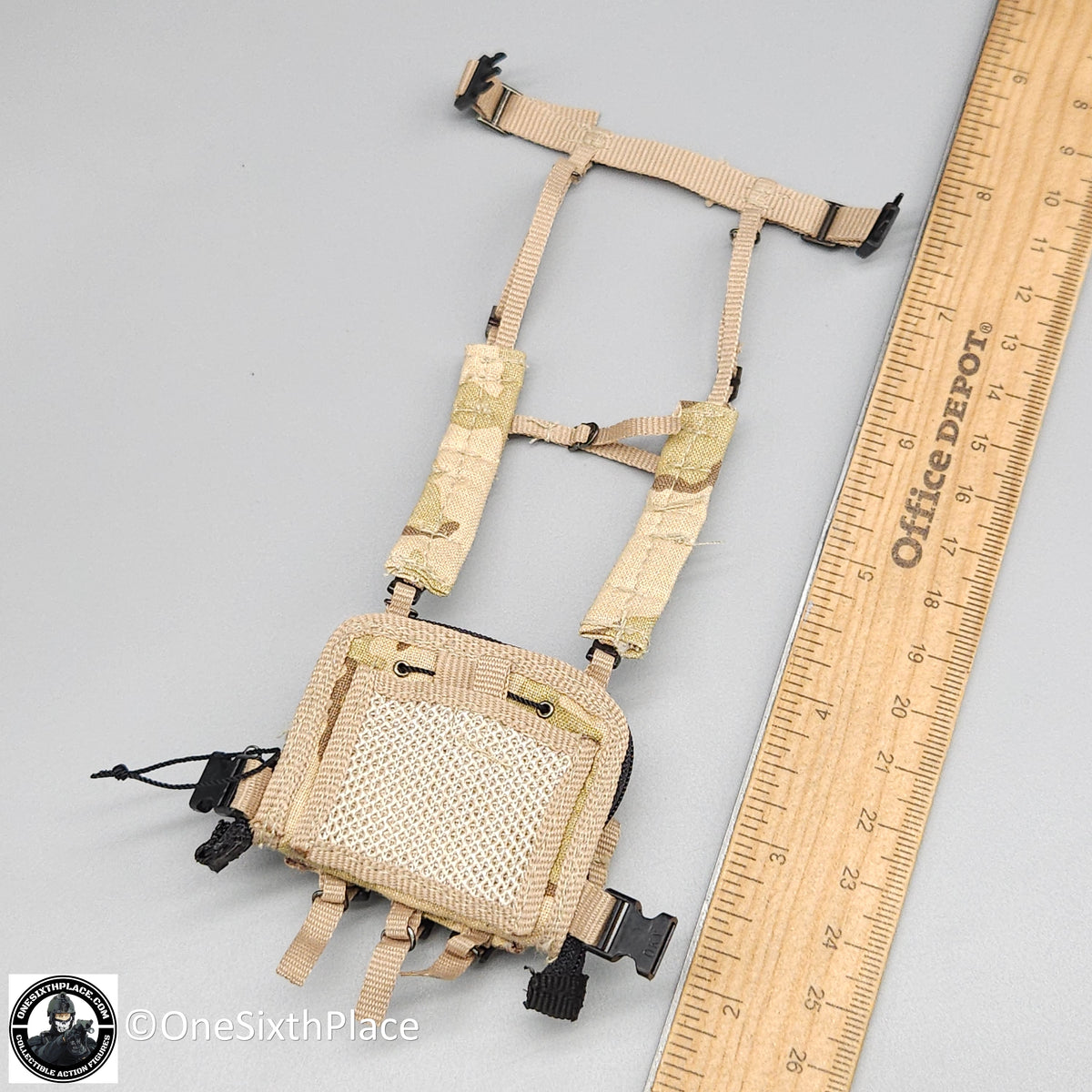 1:6 scale ACE CIA PMC Afghanistan Desert Chest Rig for 12" Figures