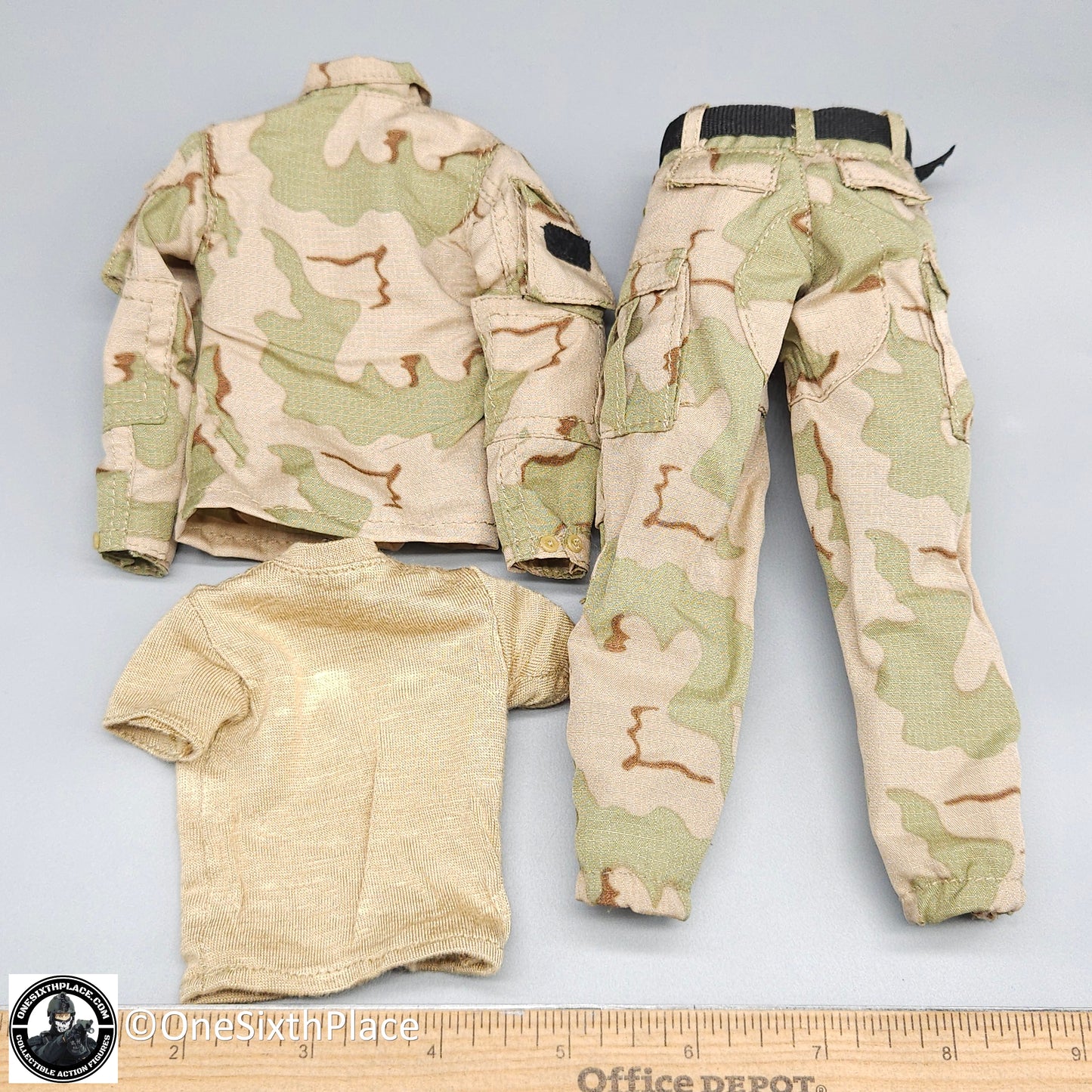 1:6 scale Toy Soldier Delta Force Breacher 3-Color Camo Uniform for 12" Figures