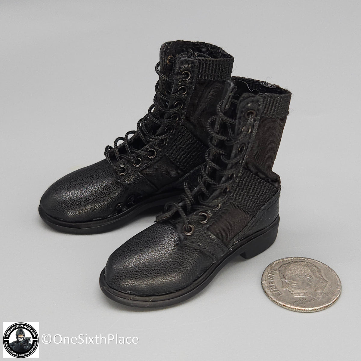 1:6 scale Shinning Toys US Navy F18 Aviator Combat Boots for 12" Figures