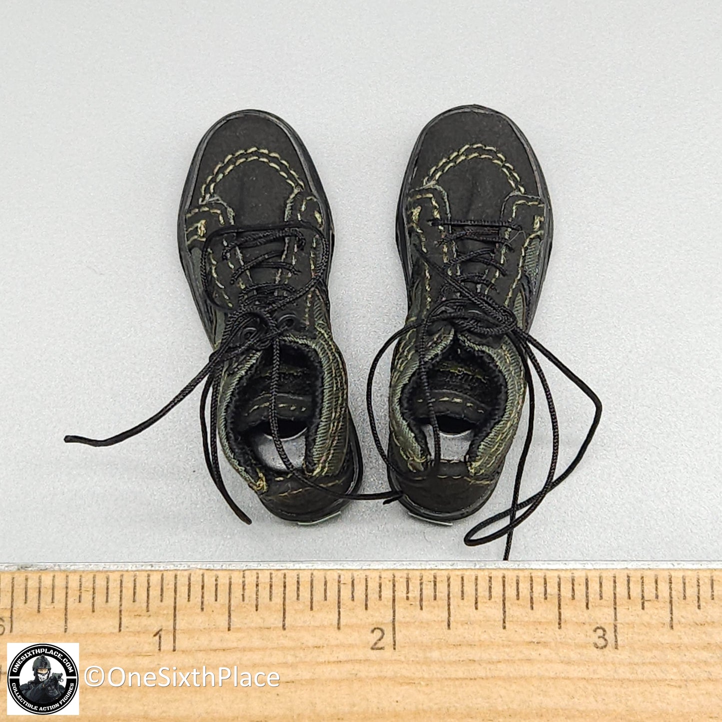 1:6 scale Easy & Simple Paramilitary Forces Operator Green Skate Shoes for 12" Figures