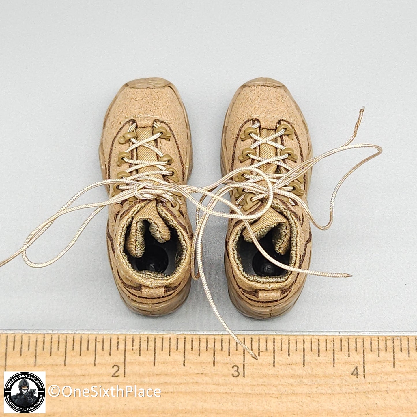 1:6 scale Easy & Simple Russian Special Operations Forces (SSO) Tan LOWA Boots for 12" Figures
