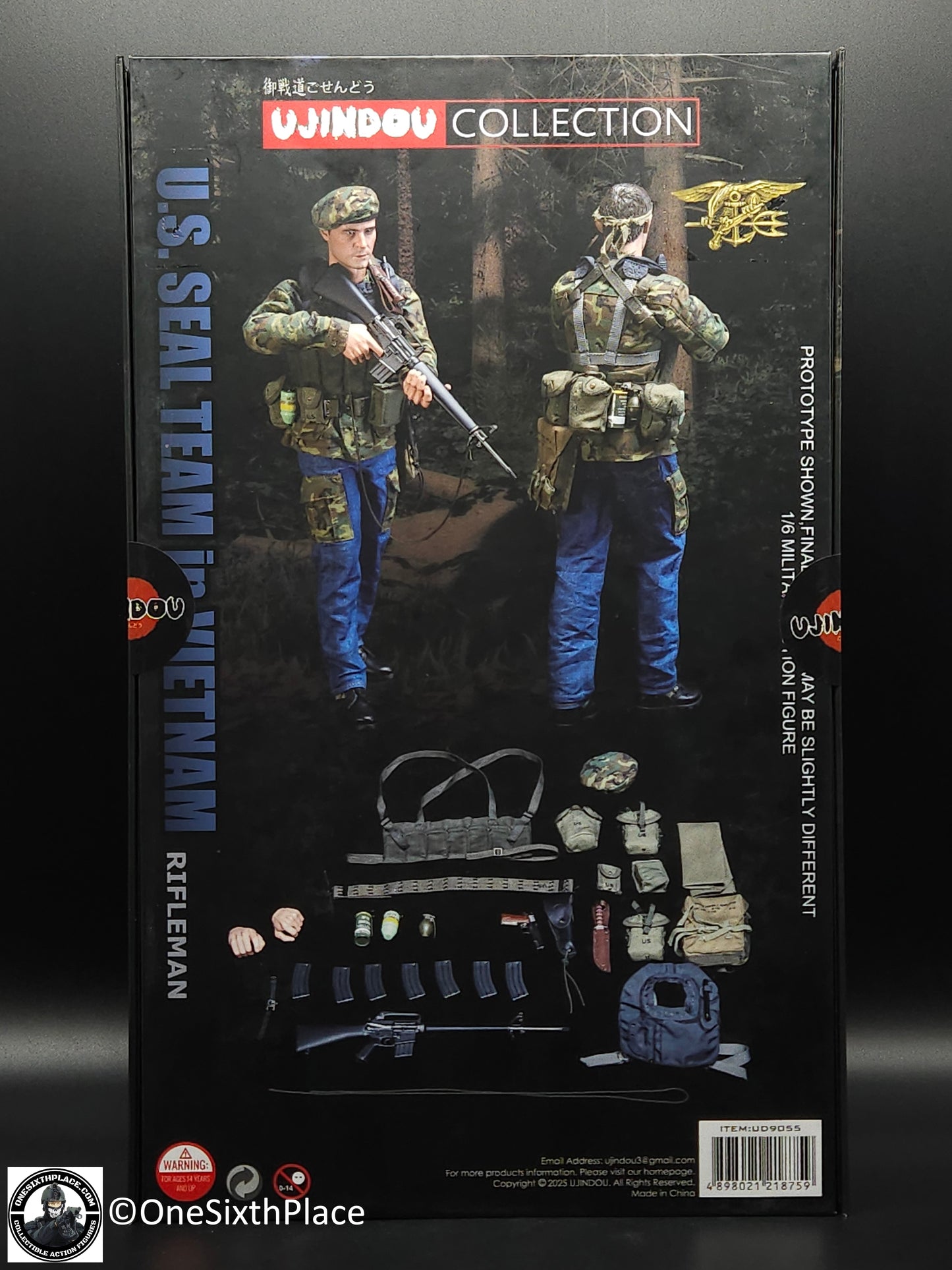 1:6 scale Ujindou US SEAL Team Rifleman in Vietnam 12" Figure UD9055