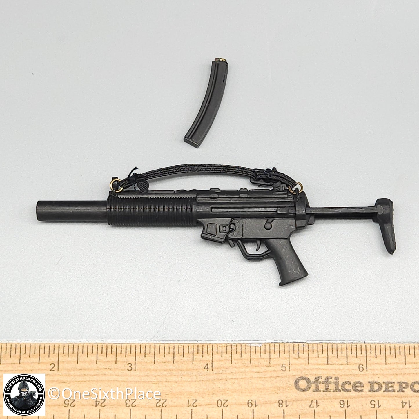 1:6 scale 21st Century Toys Suppressed MP5 Submachine Gun for 12" Figures