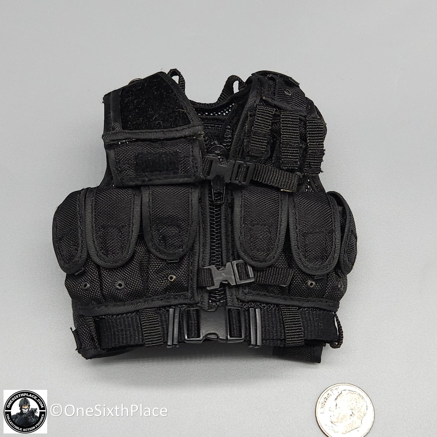 1:6 scale Toy Soldier Black Omega Assault Vest for 12" Figures