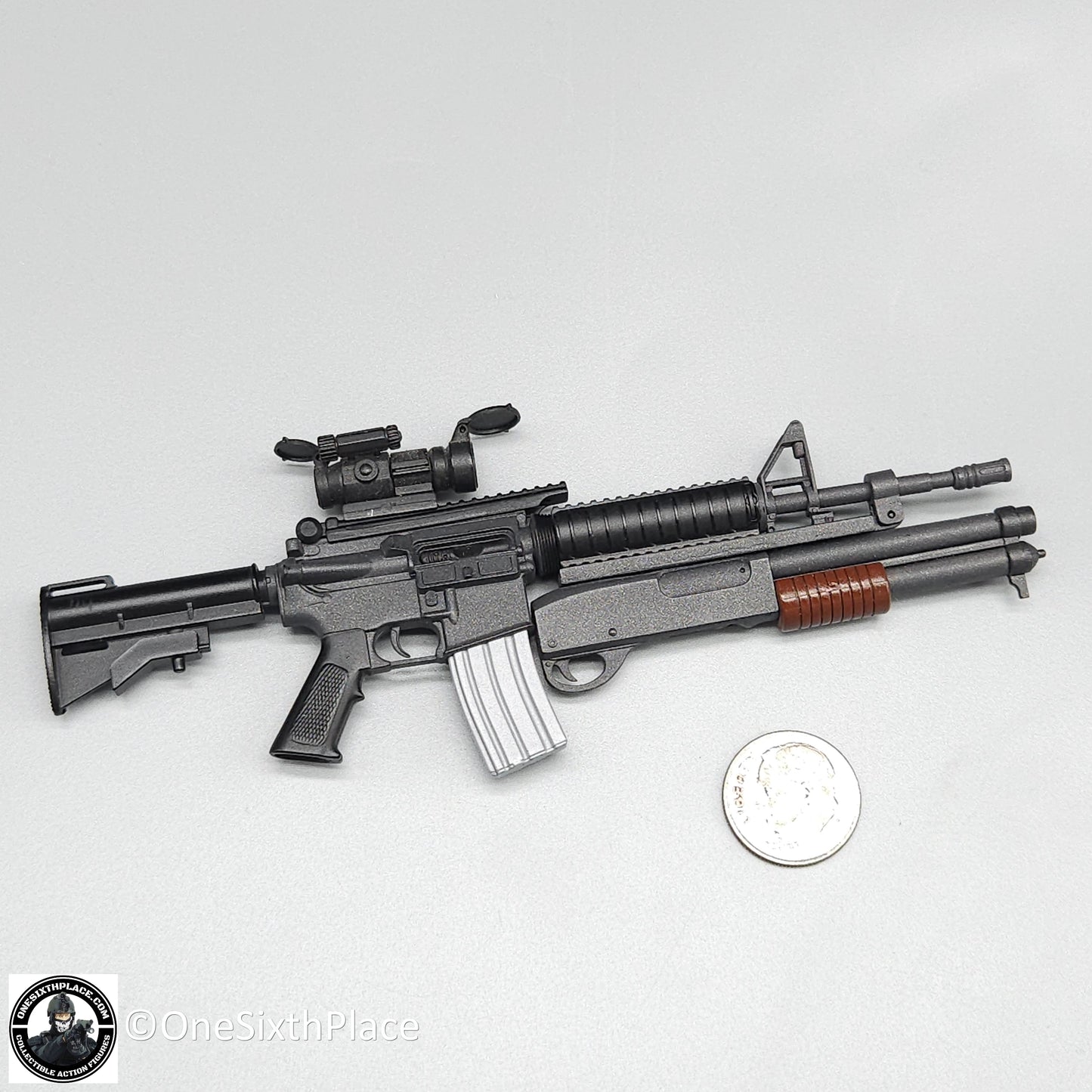 1:6 scale Dragon M4 Rifle w/ Masterkey Shotgun for 12" Figures
