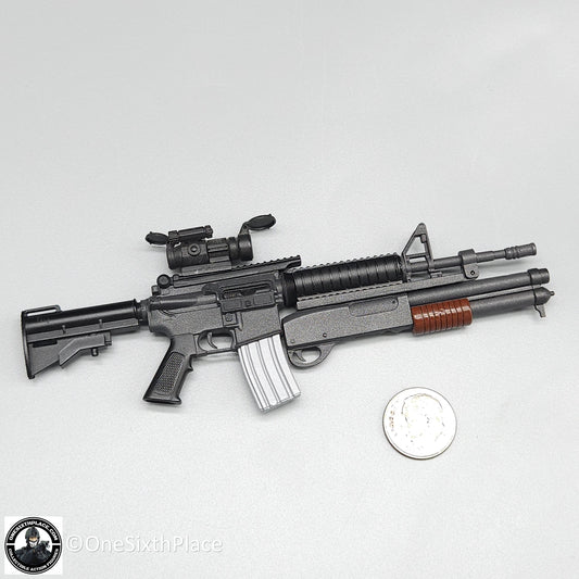 1:6 scale Dragon M4 Rifle w/ Masterkey Shotgun for 12" Figures