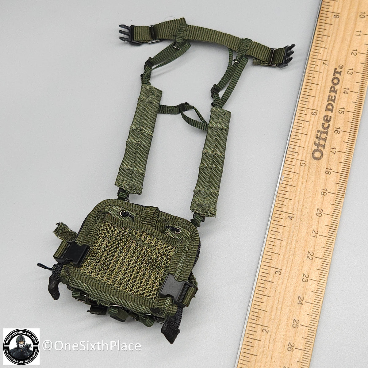 1:6 scale ACE CIA PMC Afghanistan Green Chest Rig for 12" Figures