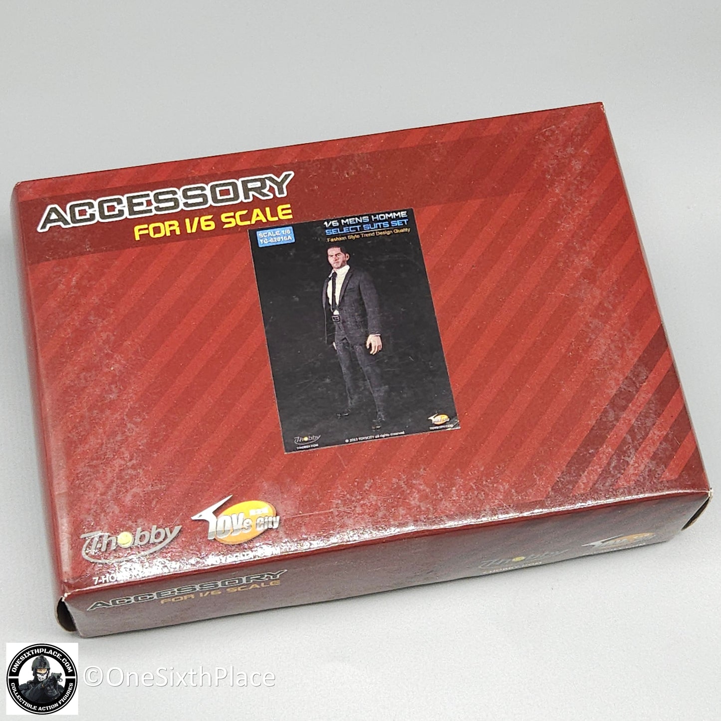 1:6 scale Toys City Mens Homme Select Suits Set in Black for 12" Figures TC-62015C