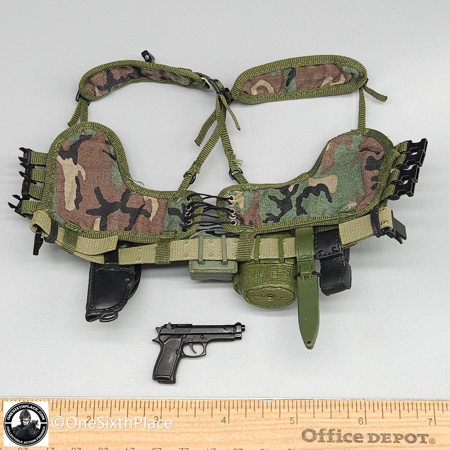 1:6 scale Dragon Navy SEAL Rick Shotgun Vest Belt Pistol Set for 12" Figures