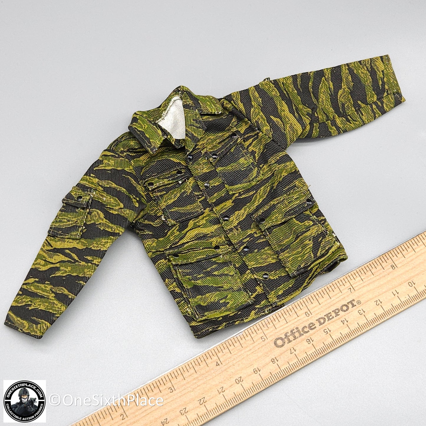 1:6 scale Ultimate Soldier Vietnam SEAL Tigerstripe Camo Shirt for 12" Figures