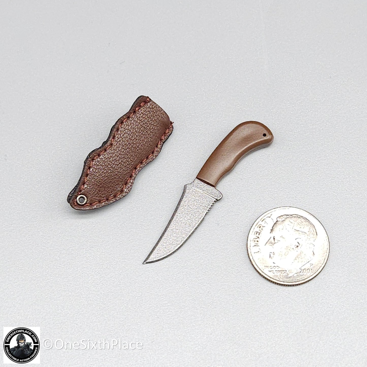 1:6 scale Easy & Simple Paramilitary Forces Operator Utility Knife Brown for 12" Figures
