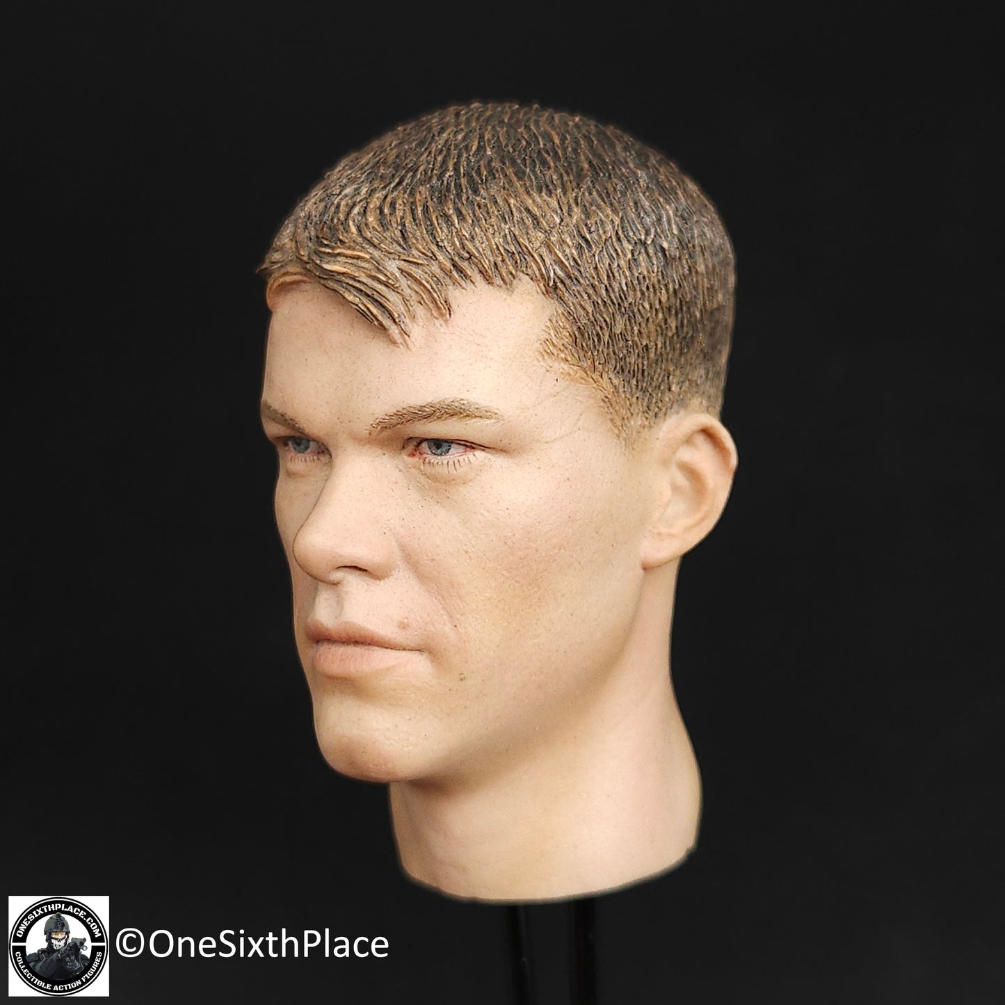 1:6 scale DiD WWII US 101 Airborne Private Ryan Male Head Sculpt for 12" Figures