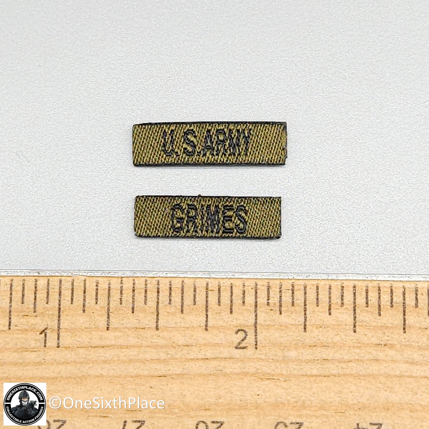 1:6 DamToys Ranger "Grimes" Uniform Patches for 12" Figures