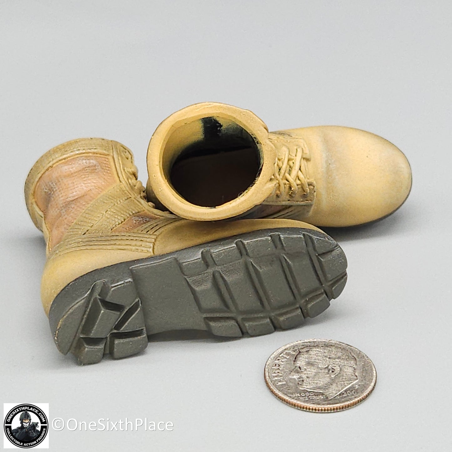 1:6 scale Dragon Kenneth Bowra Desert Combat Boots for 12" Figures