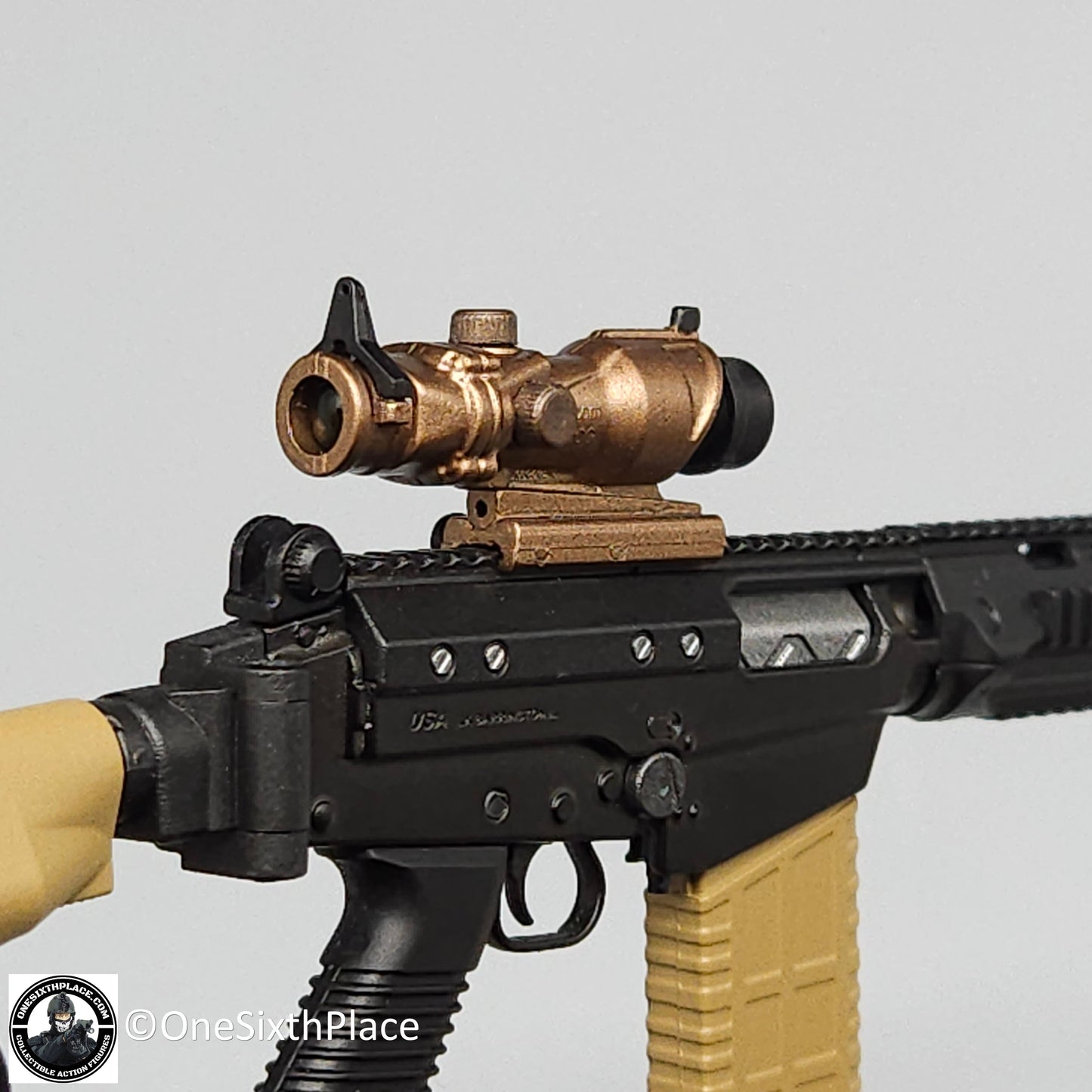 1:6 Easy & Simple PMC Weapon Set C ACOG Rifle Scope for 12" Figures
