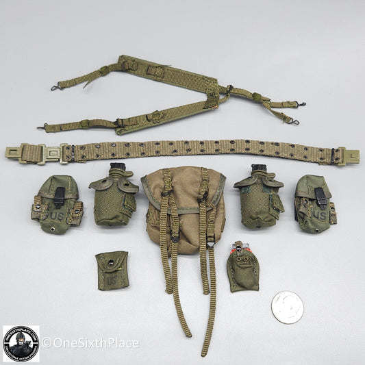 1:6 scale Toy Soldier LC2 Belt Suspenders Pouch Set for 12" Figures