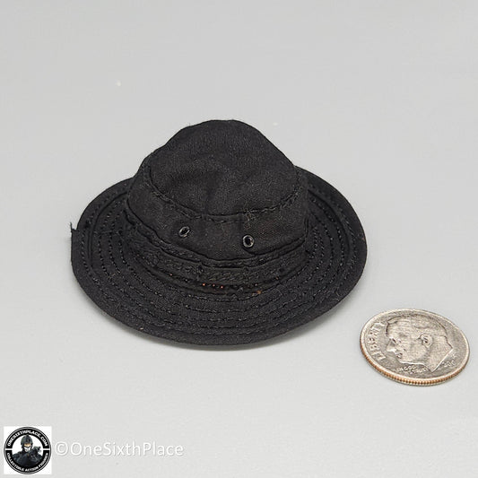 1:6 scale Ujindou Vietnam MACV-SOG Team Leader Black Boonie Hat for 12" Figures