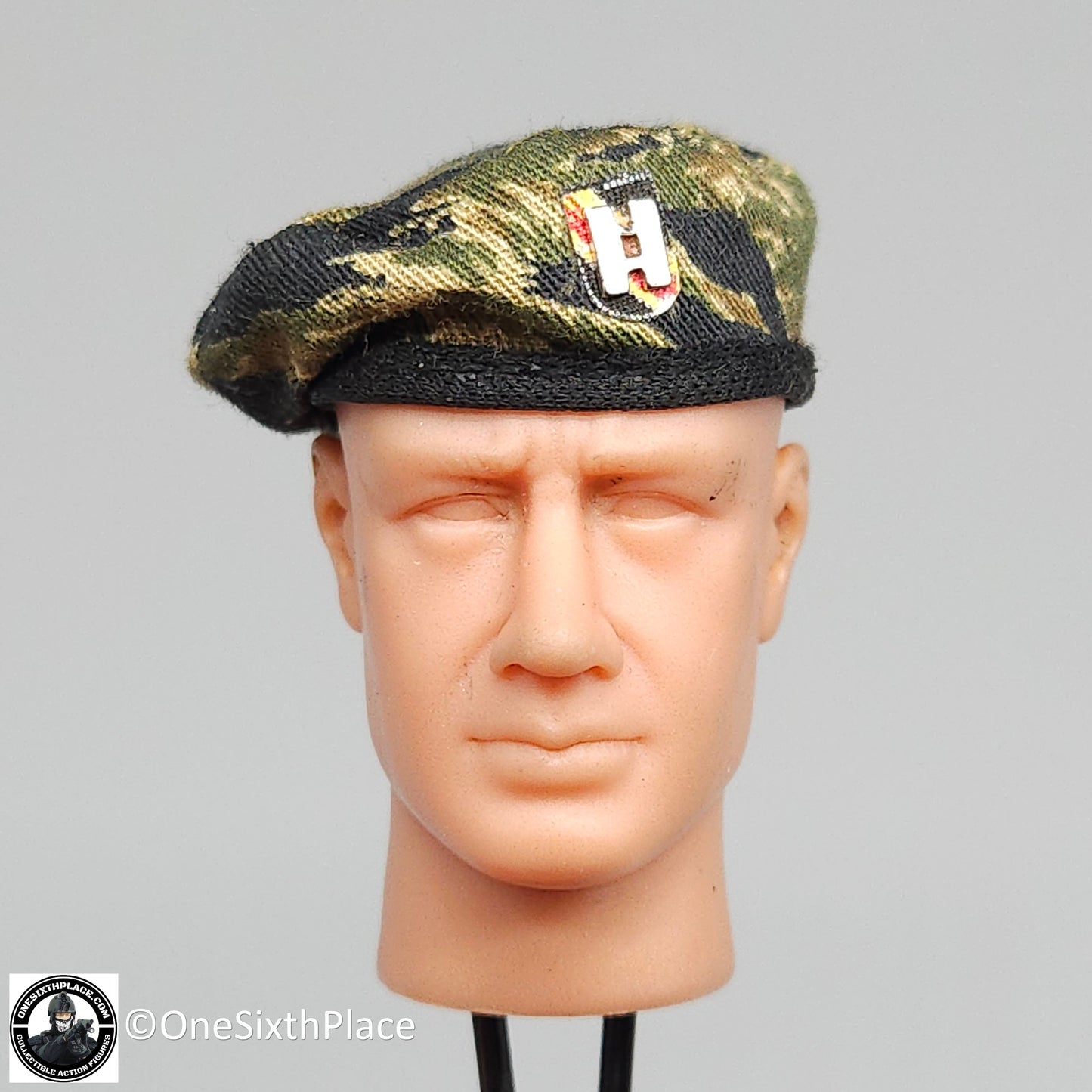 1:6 scale Toy Soldier Vietnam MIKE FORCE Tigerstripe Beret Hat w/ Flash for 12" Figures