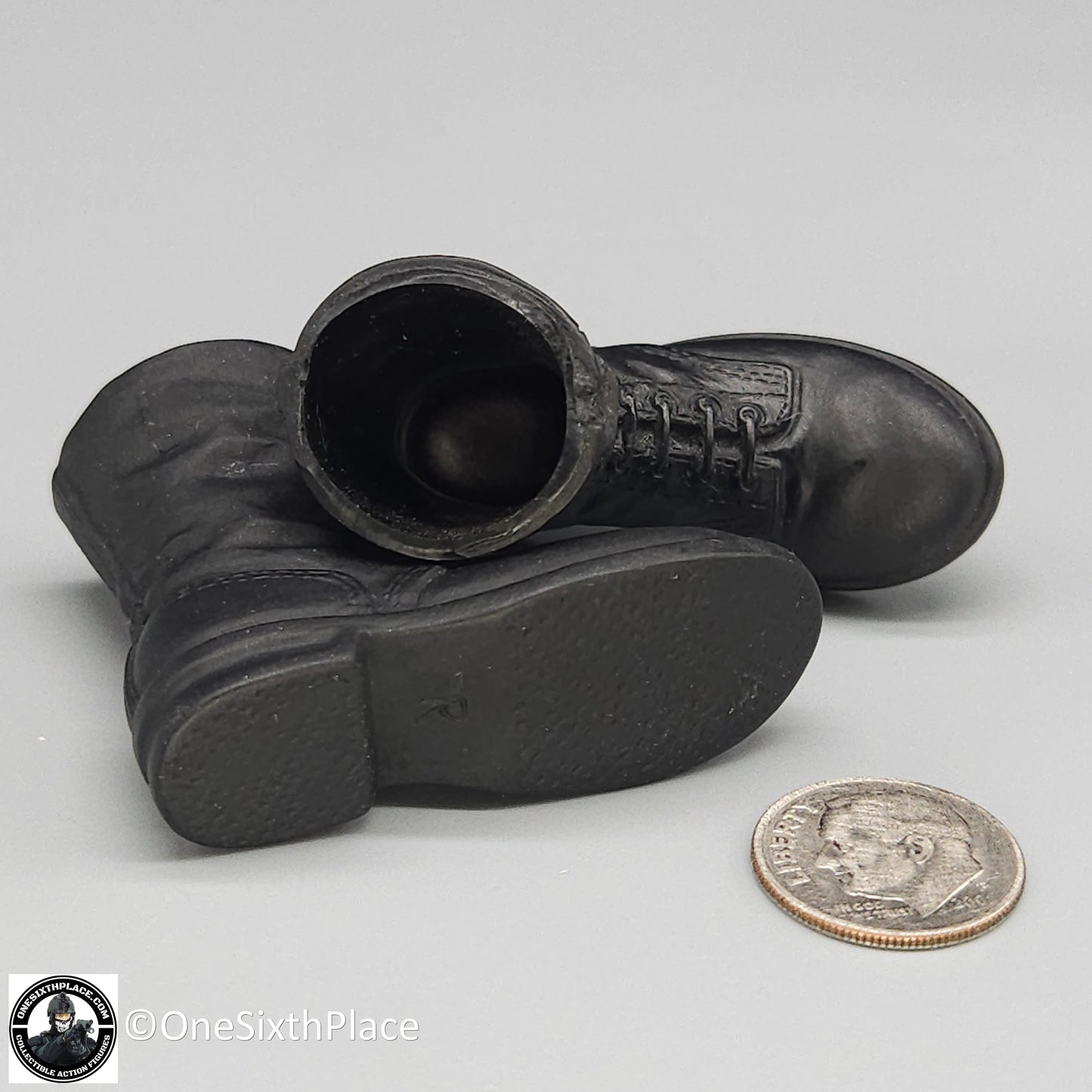 1:6 Ultimate Soldier Armed Terrorist Black Boots for 12" Figures