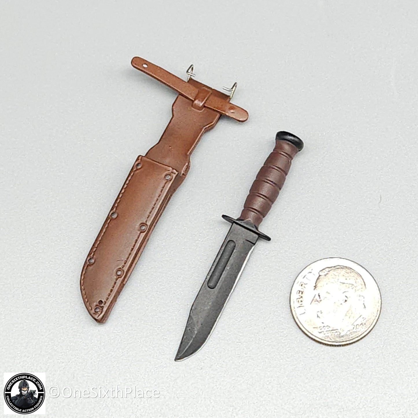 1:6 scale Dragon WWII USMC Ka-Bar Knife (Plastic) for 12" Figures