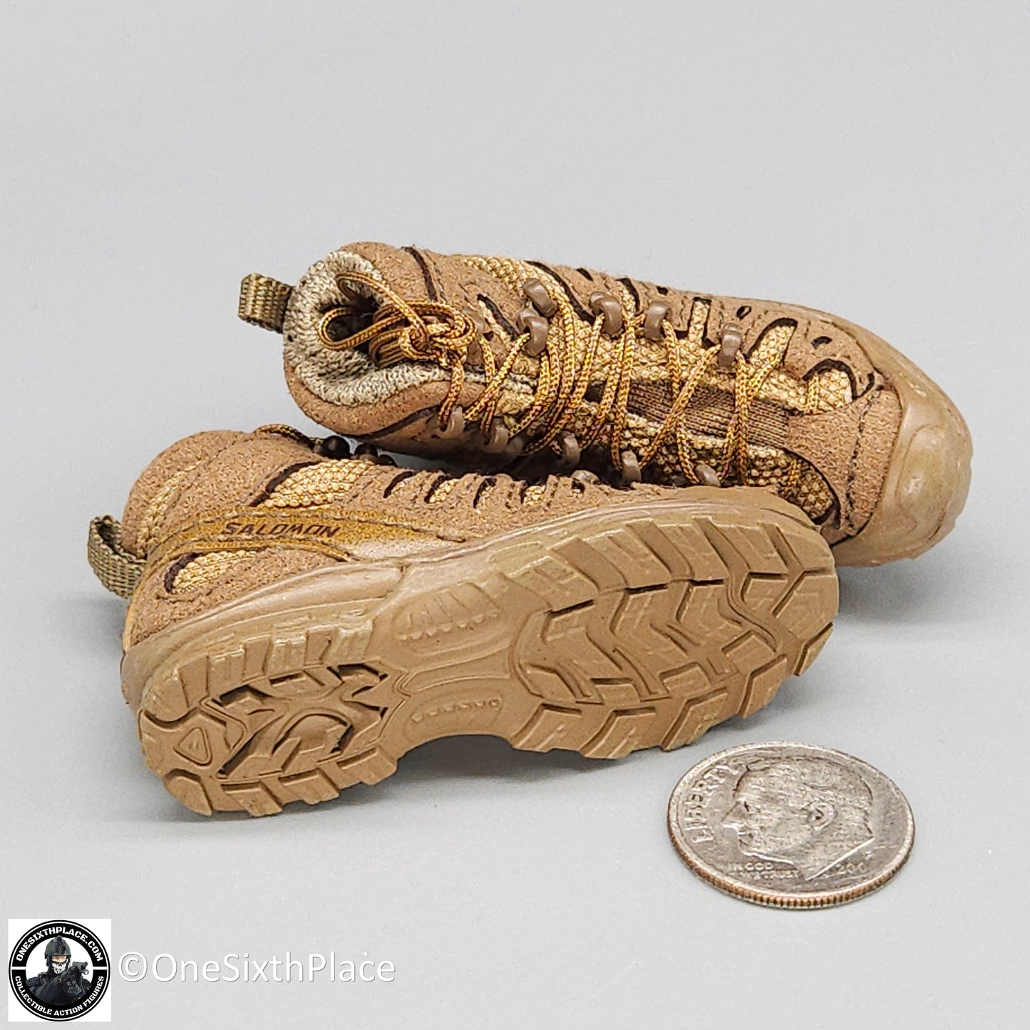 1:6 scale Easy & Simple Russian Special Operations Forces (SSO) Tan GTX Boots for 12" Figures
