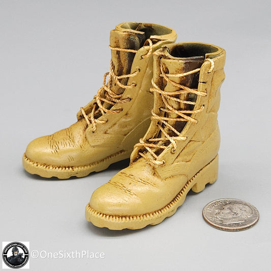 1:6 scale Very Hot Toys Desert Danner Boots w/ Laces for 12" Figures