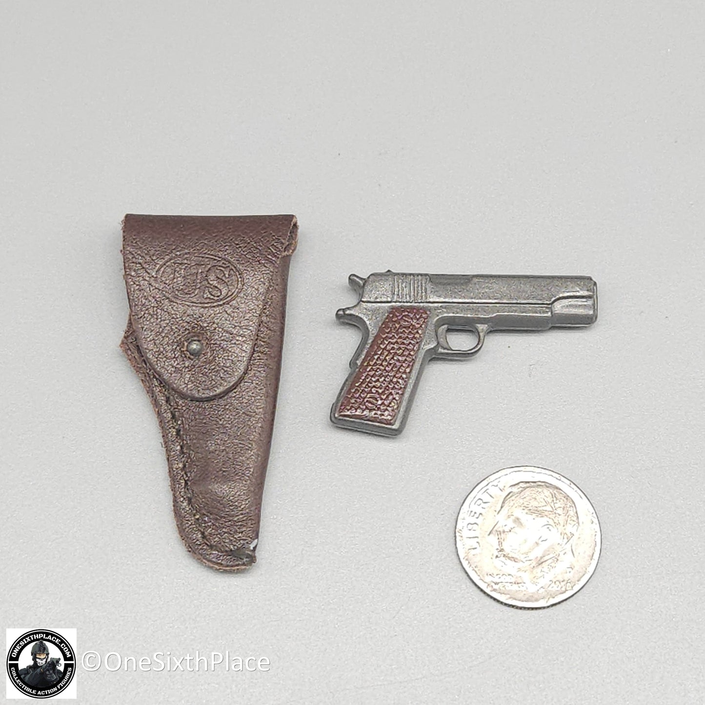 1:6 scale Cotswold WWII US 1911 Pistol w/ Holster for 12" Figures