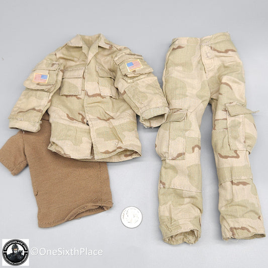 1:6 scale Custom Dragon Delta Force Desert Camo Uniform for 12" Figures