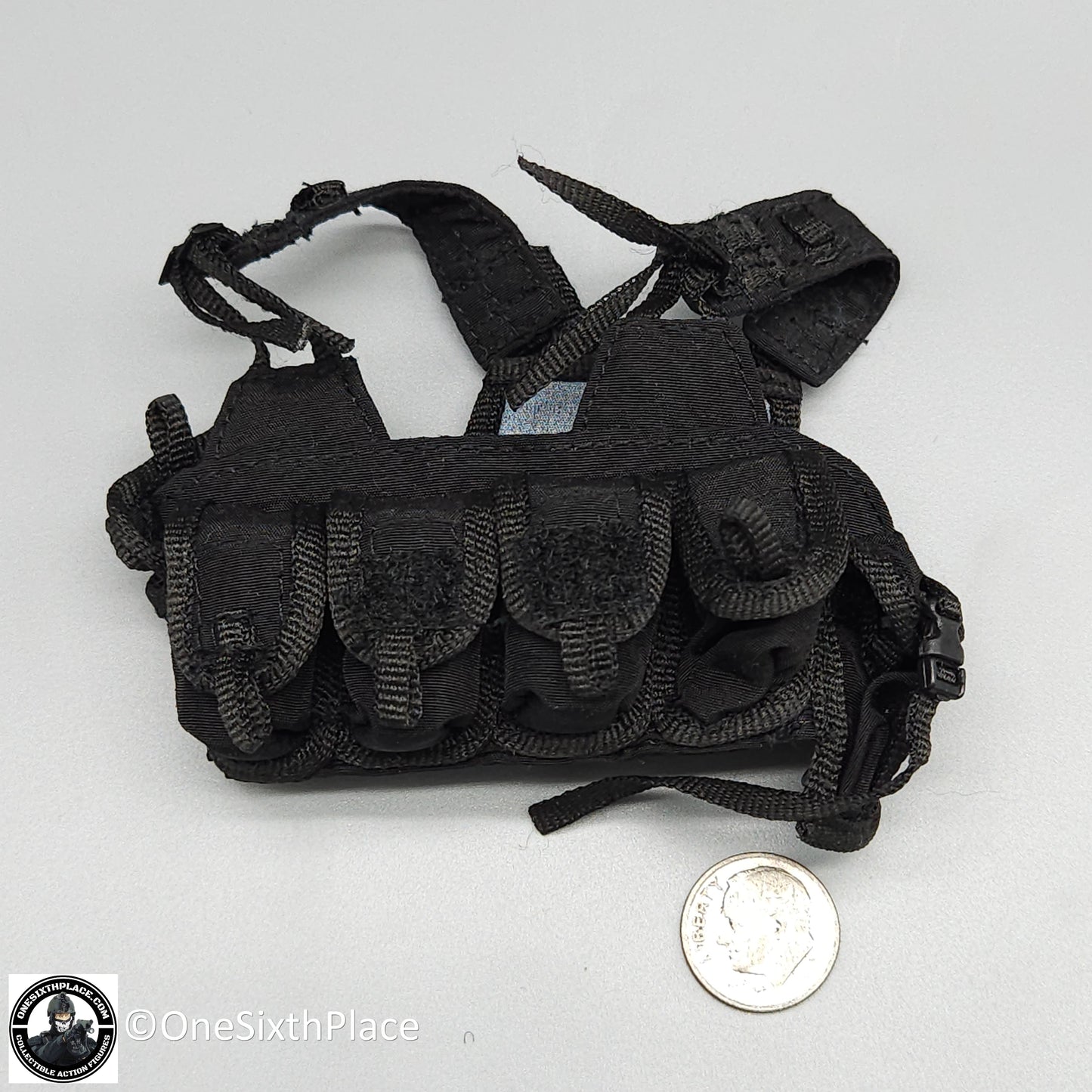 1:6 scale ACE Black Delta Force BHI Chest Rig Harness for 12" Figures