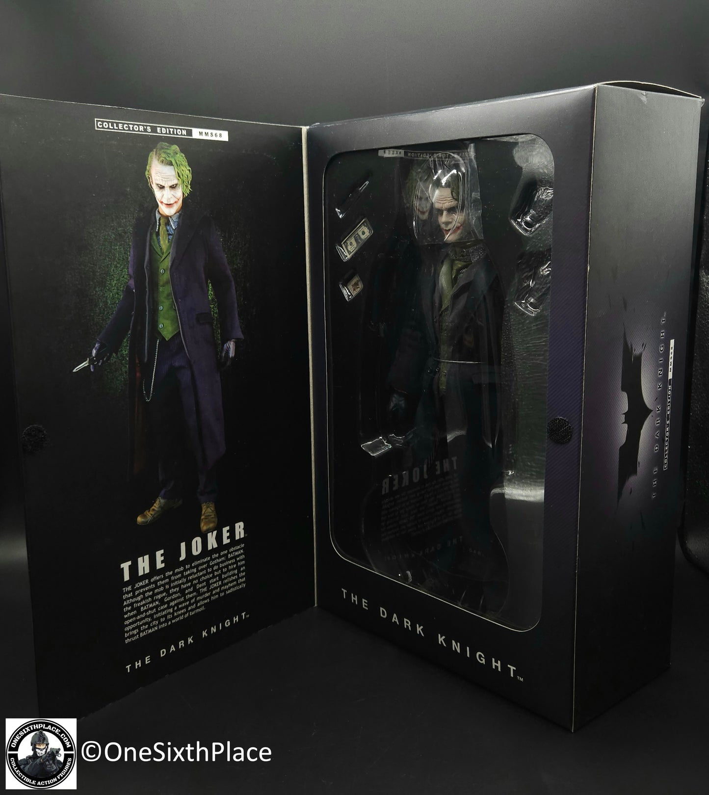 1:6 scale Hot Toys The Dark Knight Joker 12" Action Figure MMS68