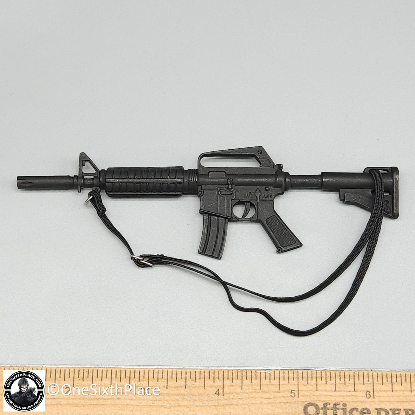 1:6 scale Molded Vietnam XM177 CAR-15 M16 Rifle for 12" Figures
