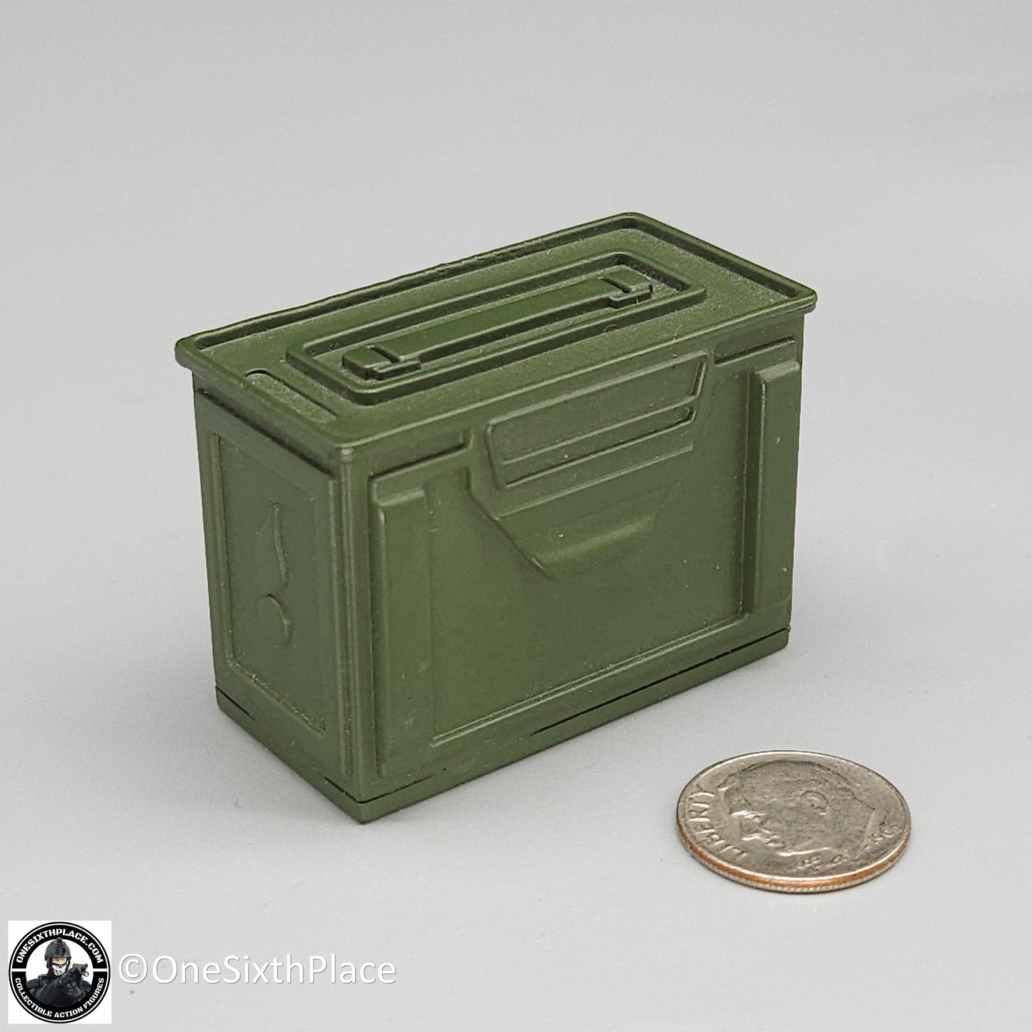 1:6 scale Ultimate Soldier .50 Cal Ammo Can Box (Solid) for 12" Figure