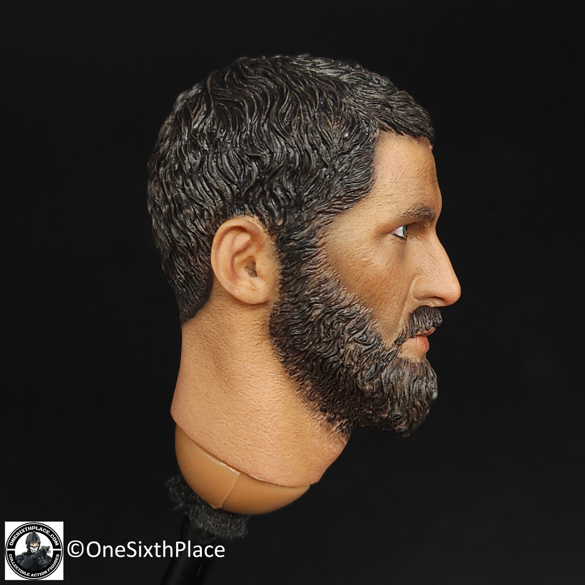 1:6 scale DiD Afghan Fighter Asad Bearded Male Head for 12" Figures