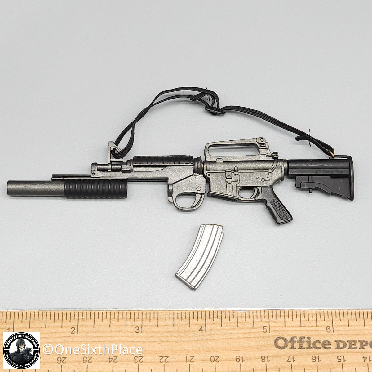 1:6 scale 21st Century Toys M16 AR15 Rifle w/ M203 for 12" Figures