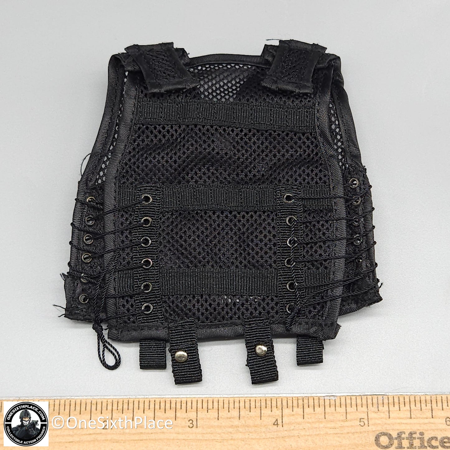 1:6 scale Dragon Delta Force Jeff Black Mesh Assault Vest for 12" Figures