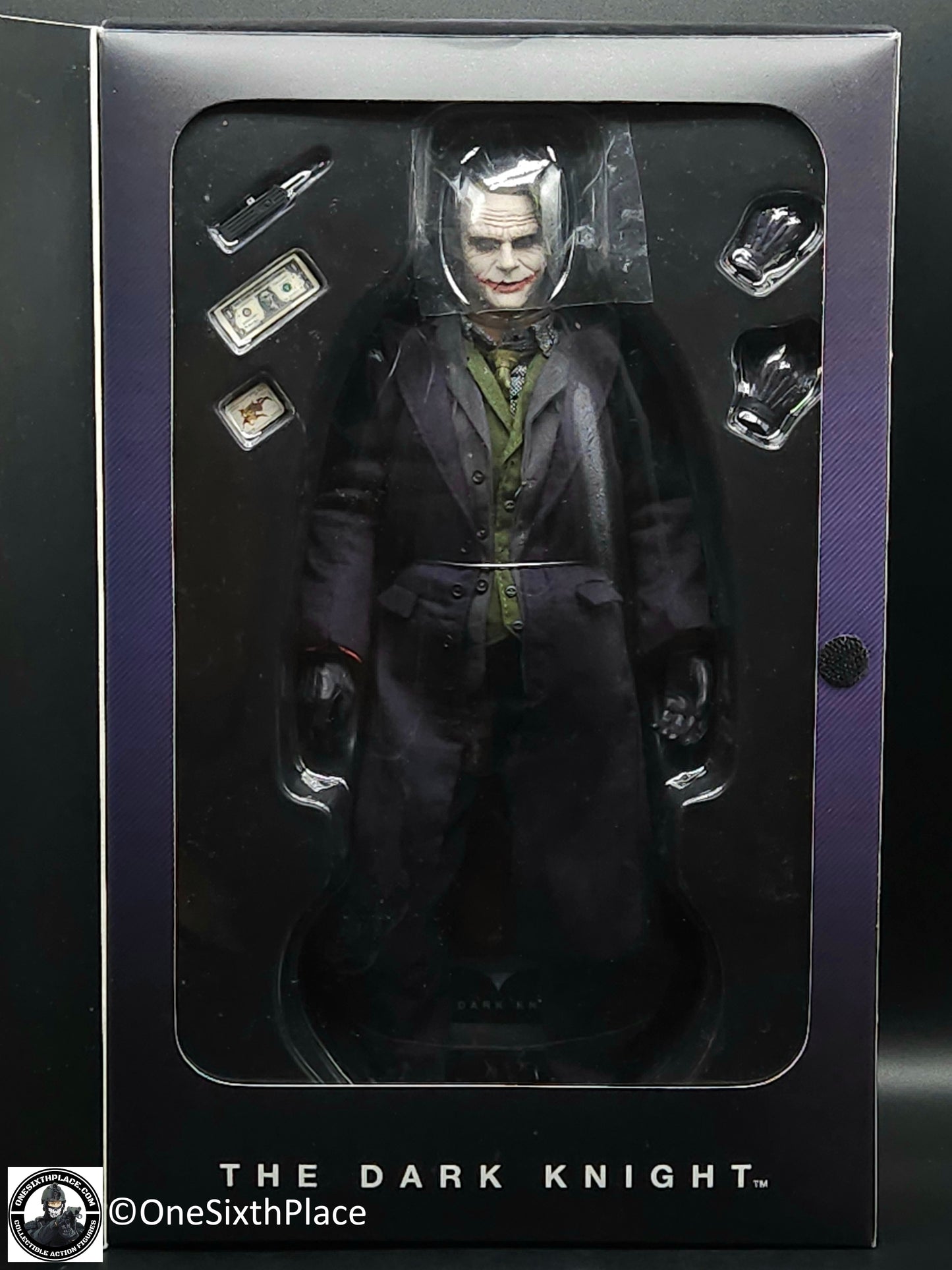 1:6 scale Hot Toys The Dark Knight Joker 12" Action Figure MMS68