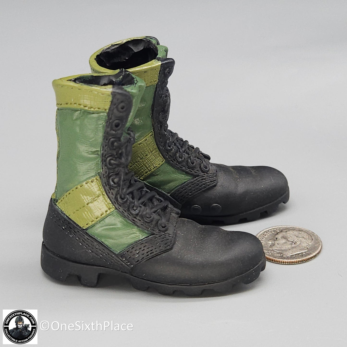 1:6 scale BBI USMC Sniper Snake Jungle Boots (Foot Type) for 12" Figures