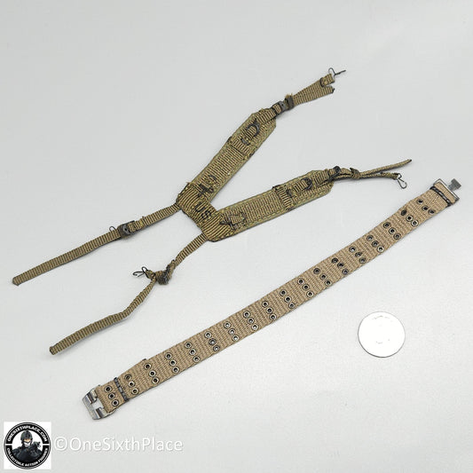 1:6 scale Toy Soldier Vietnam M56 Belt w/ Suspenders for 12" Figures
