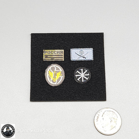 1:6 scale Easy & Simple Russian Special Operations Forces (SSO) Patches for 12" Figures
